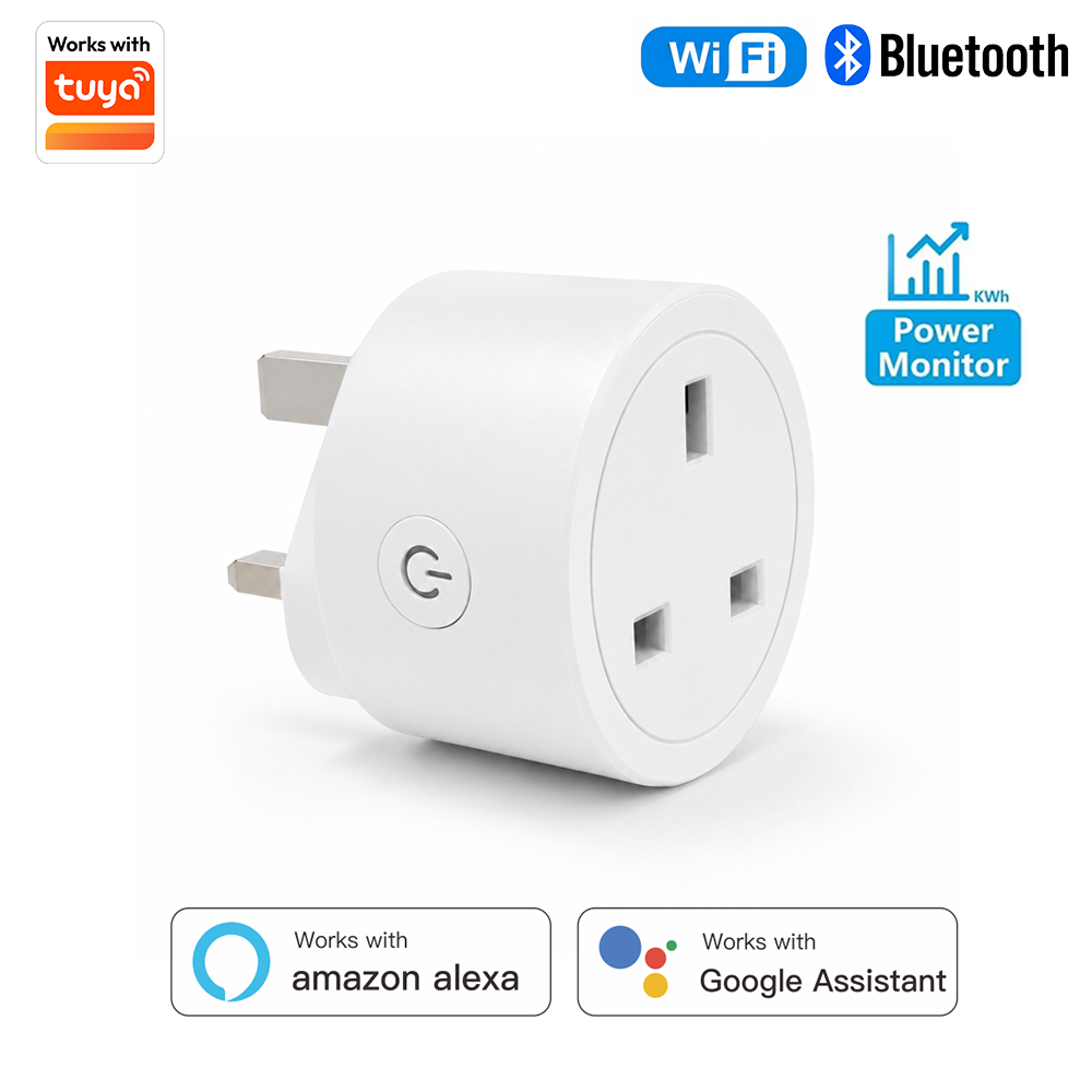 Smart Home News - Tuya UKスマートプラグ WiFi Bluetooth エネルギーモニター 音声コントロール
