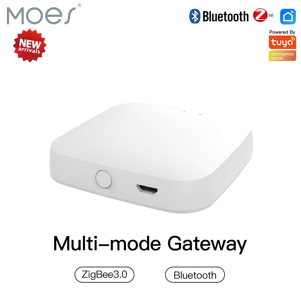 Smart Home Vimar - Moes-多機能スマートゲートウェイ,zigbee,wifi,bluetooth,メッシュハブ,Tuyaスマートアプリで動作,alexa,GoogleHomeを介した音声制御