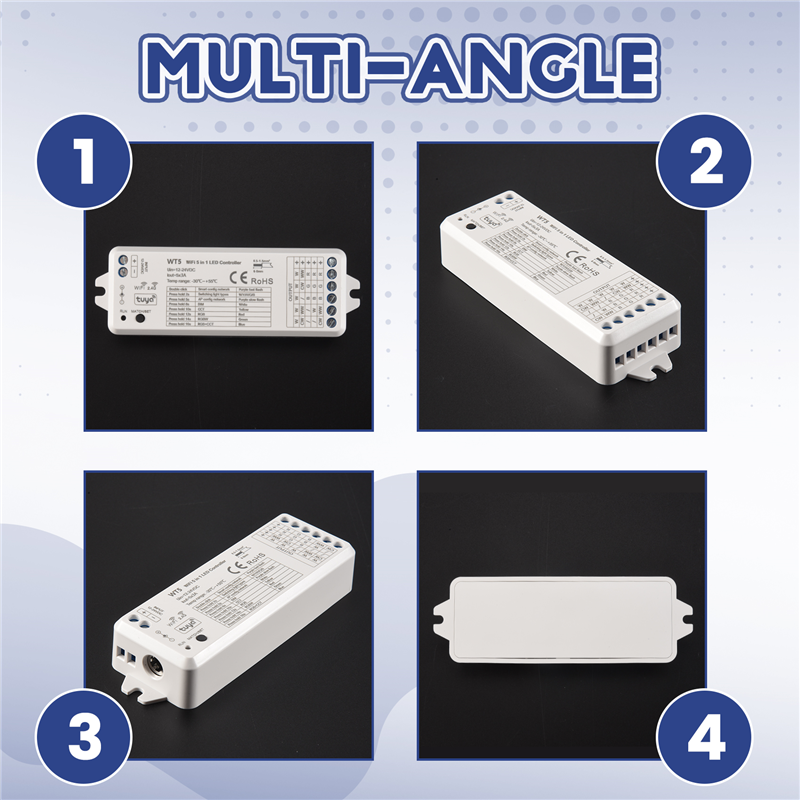 Wifi Led Dimmer - LICE-Tuya LEDコントローラー 5 in 1 調光