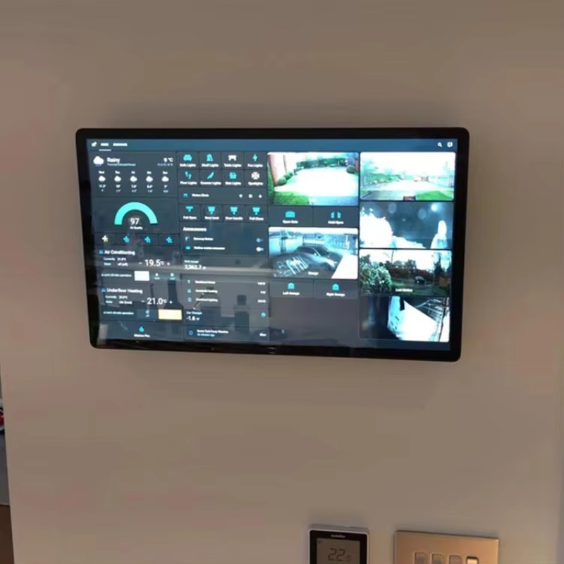 Smart Home Touchscreen Control Panel - 壁掛け式21.5インチ、27インチ、32インチ、43インチオプションのAndroid/Windowsタッチタブレットスクリーン搭載スマートホームコントロールパネルPC（ディスプレイ用）