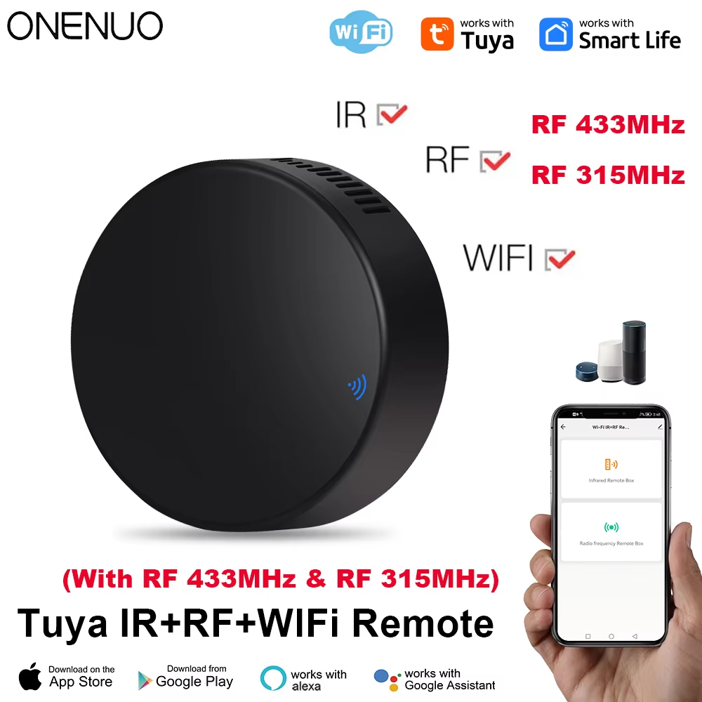 Smart Home Voice Assistant - Tuya WiFi RF IR リモコン 433MHz/315MHz
