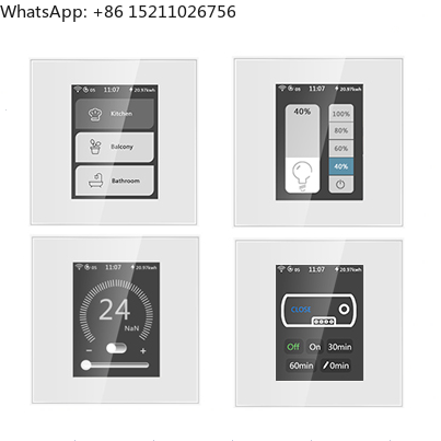 Smart Home Touchscreen Control Panel - Lanbon L8 LCDタッチスクリーンコントロールパネルスイッチ Wifiワイヤレスホームオートメーション スマートホーム EU