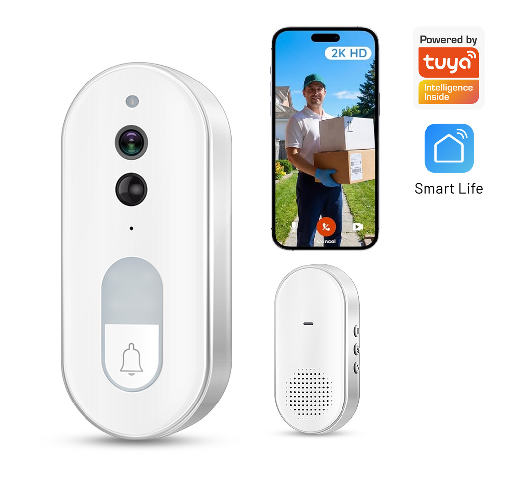Smart Home Video Doorphone Ezviz - Tuya スマートビデオドアベル ワイヤレス 1080P HD 屋外カメラ