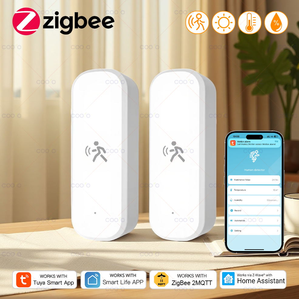 Zigbee Motion Sensor - Tuya Zigbee モーションセンサー 10 グラム MmWave