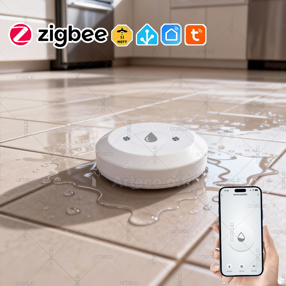 Smart Home News - Tuya スマート Zigbee 水センサー 洪水水漏れ検出器 アプリ