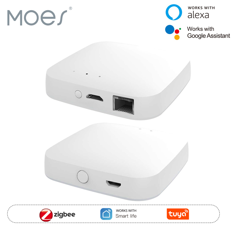 Smart Home Vimar - MOES Tuya ZigBee3.0 スマート ハブ、ワイヤレス/有線ゲートウェイ ブリッジ