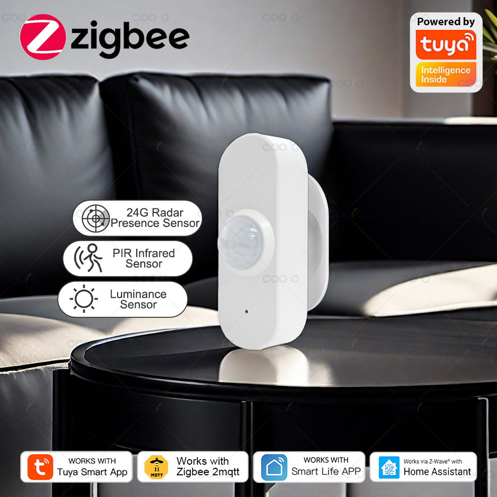 Zigbee Motion Sensor - 24G MmWave レーダー人感センサー + PIR モーションセンサー