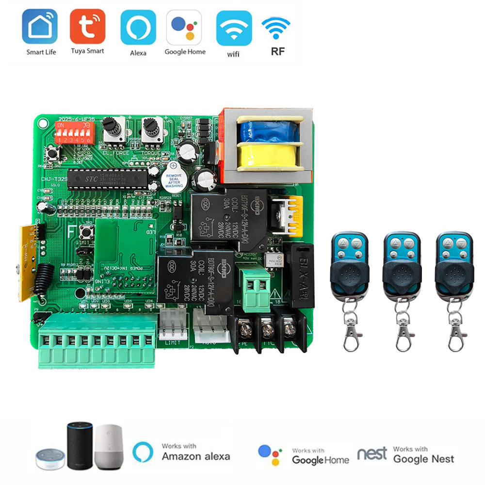 Wifi Led Dimmer - 220V-230V AC Tuya Wifi スライドゲートモーター制御ボード LED