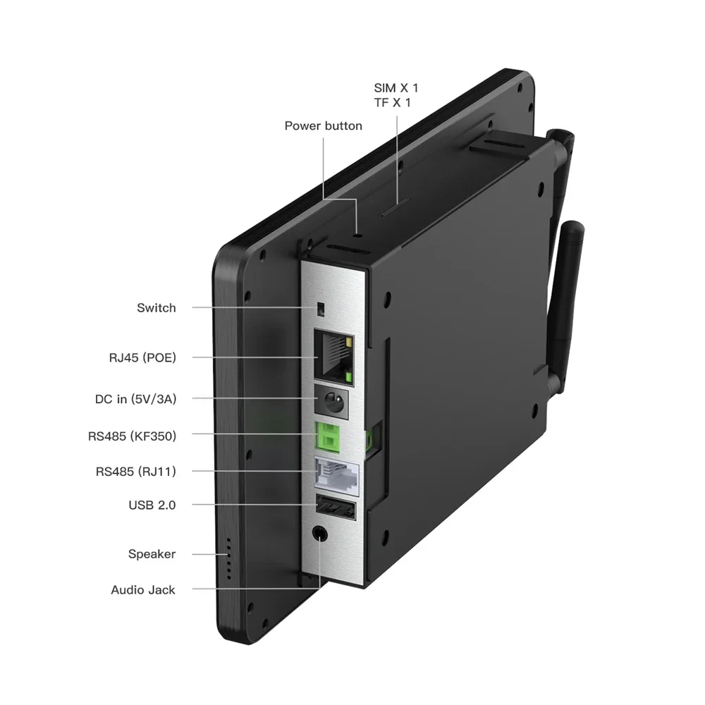 Smart Home Tablet - DC入力 8インチ ≥5.0インチ、P801 スマートホームオートメーション Androidタッチパネル制御システム RS485