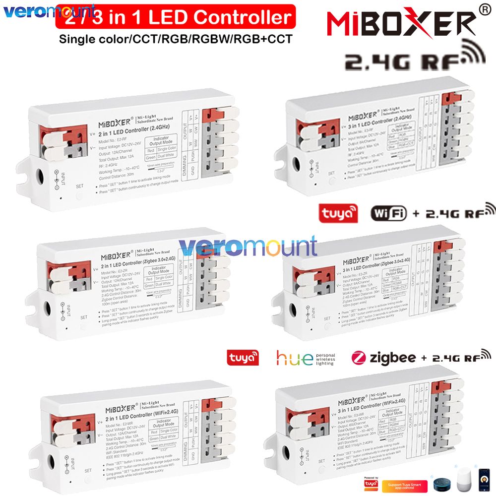 Wifi Led Dimmer - MiBoxer 3in1 2in1 LEDコントローラー Zigbee+2.4G E2-ZR