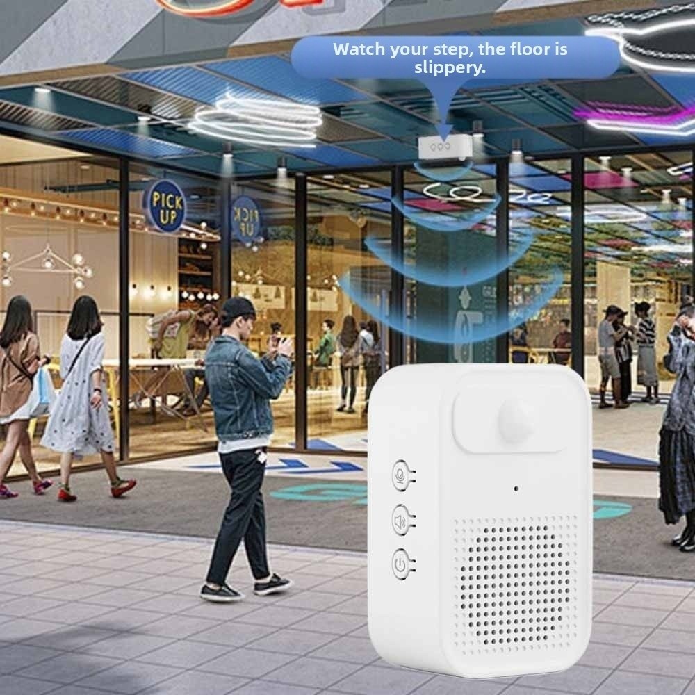Wireless Door Sensor - 赤外線センサー ウェルカムドアベル 録音機能 ワイヤレスドアグリーターセンサー アラーム 盗難防止
