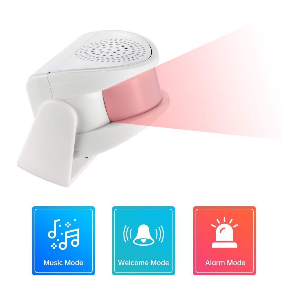 Wireless Door Sensor - フューアワイヤレスゲスト歓迎チャイムアラームドアベルピルモーションセンサーショップエントリー会社セキュリティ保護スマートドアベル