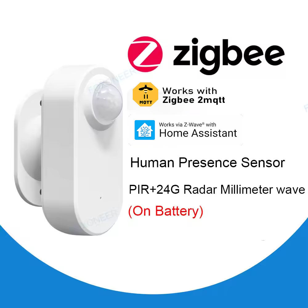 Zigbee Motion Sensor - スマート Zigbee 人存在検出器、輝度/距離検出、スマート PIR モーションセンサーサポート Zigbee