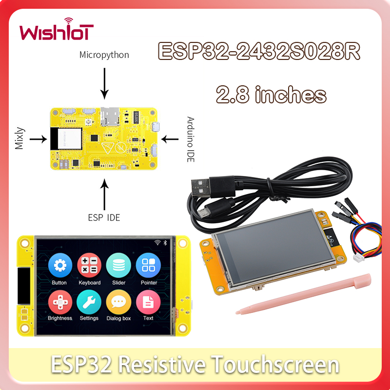 Smart Home Esp32 - ESP32-2432S028R 2.8 インチ抵抗膜タッチスクリーン TFT LCD モジュール