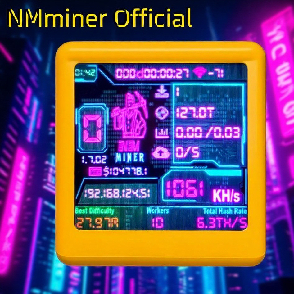 Smart Home Esp32 - NM TV NMMiner 公式スマート TV 1060KH/s