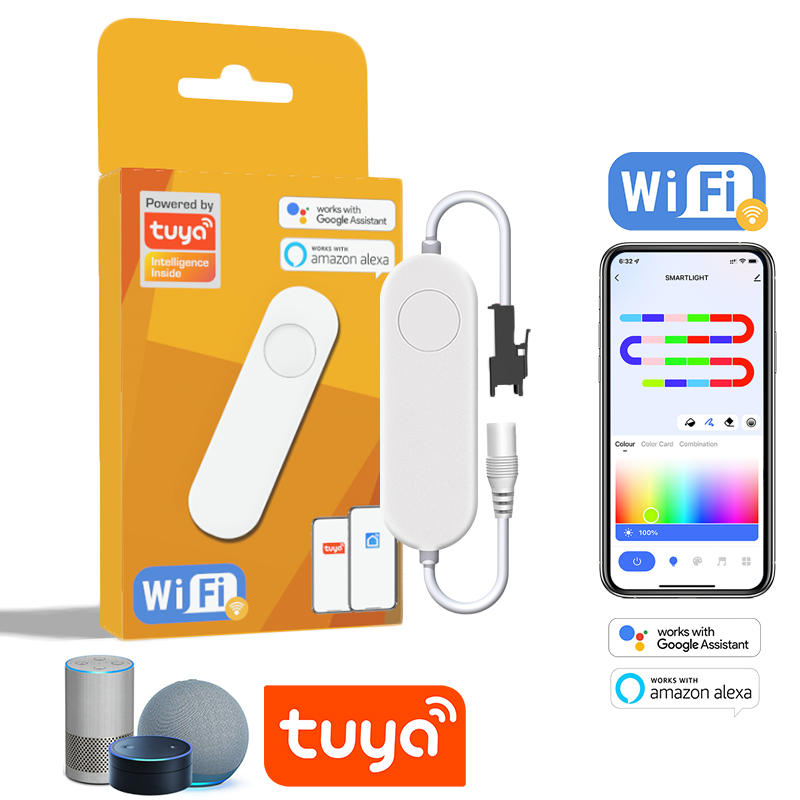 Wifi Led Dimmer - TUYA アドレス指定可能なコントローラ WIFI RGBIC 調光器 12-24V