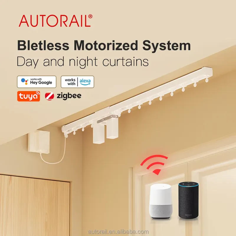Smart Home News - 2026年新型、高品質インテリジェントカーテン駆動装置、ウェーブプリーツS字型カーテン用自動モーター、スマートホーム対応