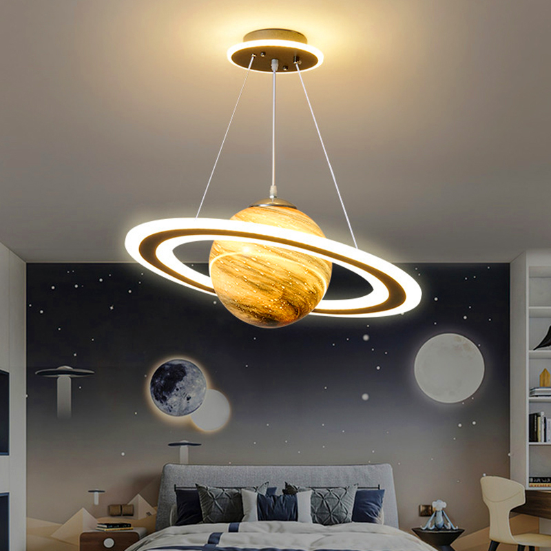 Smart Home Interior - 家の装飾ペンダントランプ寝室用モダンシャンデリア天井ランプインテリア照明スマートLEDシャンデリア屋内照明