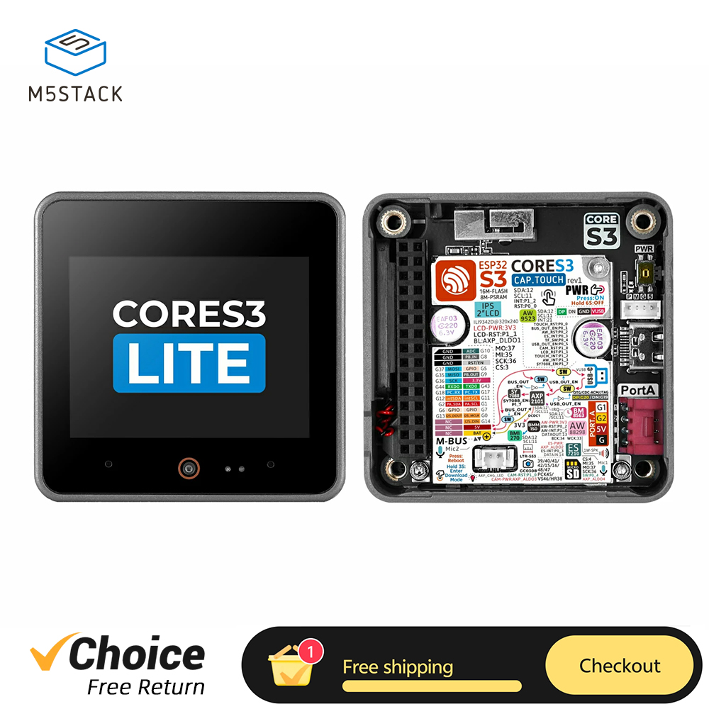 Smart Home Esp32 - M5Stack CoreS3 Lite プログラマブル IoT コントローラ