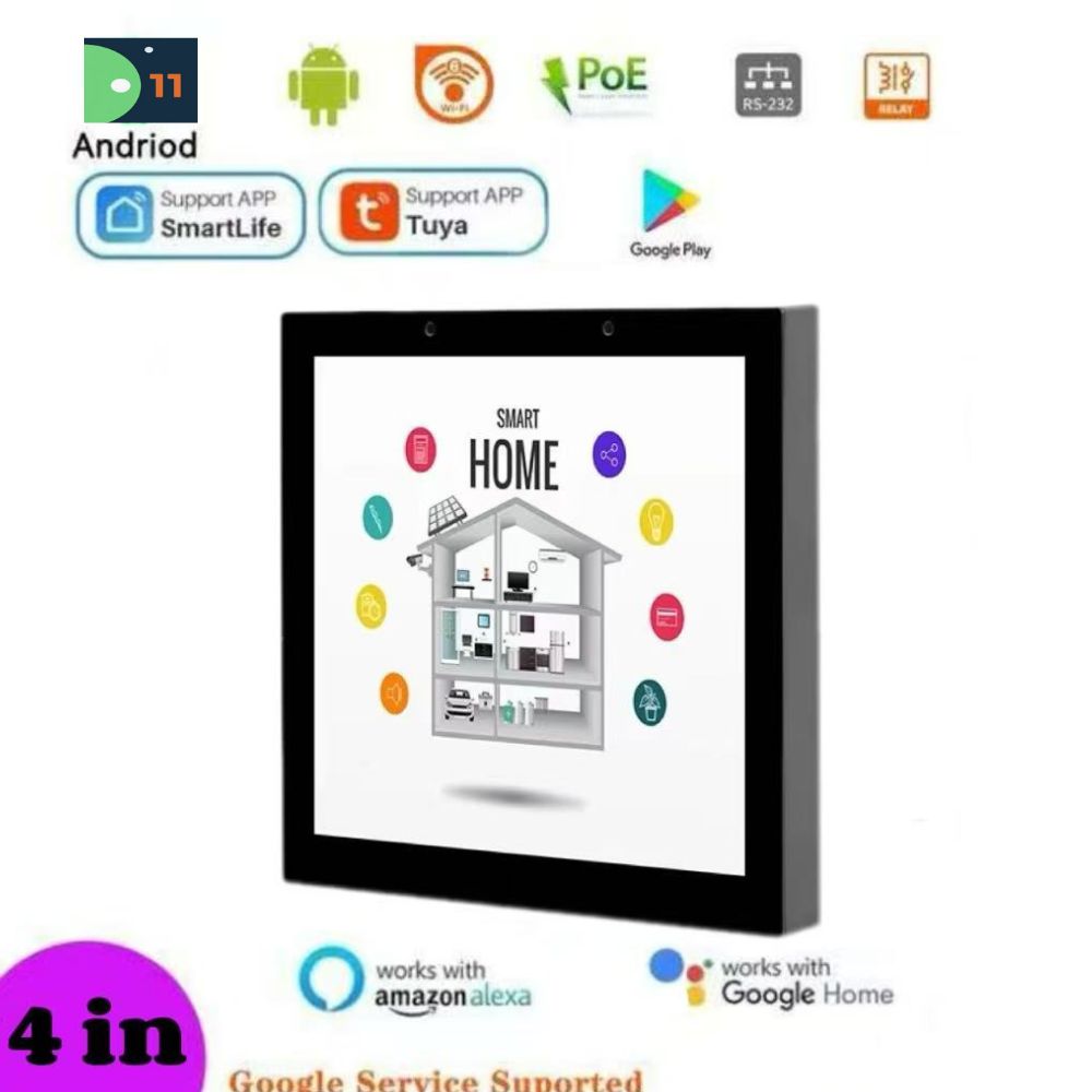 Smart Home Tablet - 2025 新しい 4 インチ POE タブレットコントロールパネルスマートホーム