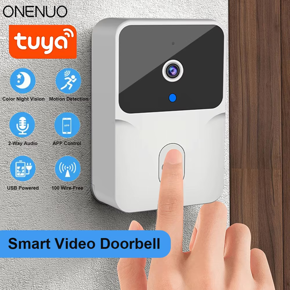 Smart Home Video Doorphone Ezviz - Tuya WiFi ビデオドアベルワイヤレス HD カメラ IR