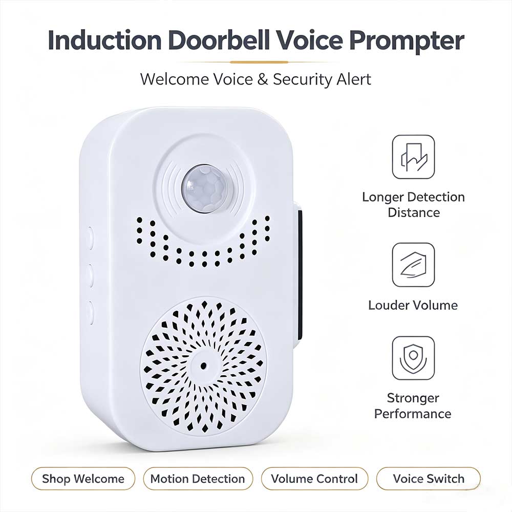 Wireless Door Sensor - ワイヤレスセキュリティ保護リマインダーアラームウェルカムデバイスドアベルPIRモーションセンサーゲストウェルカムチャイムスマートドアベル