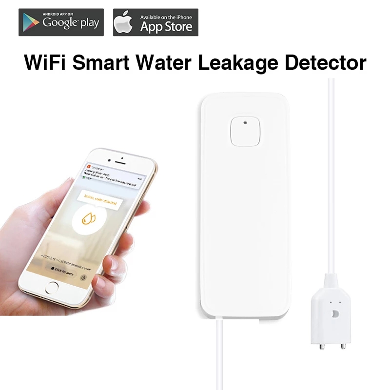 漏水警報器センサー,水漏れ検知器,オーバーフロー,洪水漏れア - Wifi Water Sensor のレビューと価格