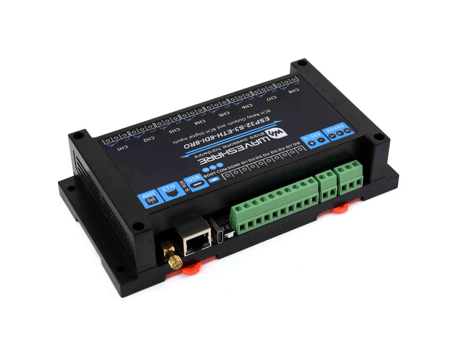 Waveshare 産業用 8 チャンネル ESP32-S3 - Smart Home Esp32 のレビューと価格