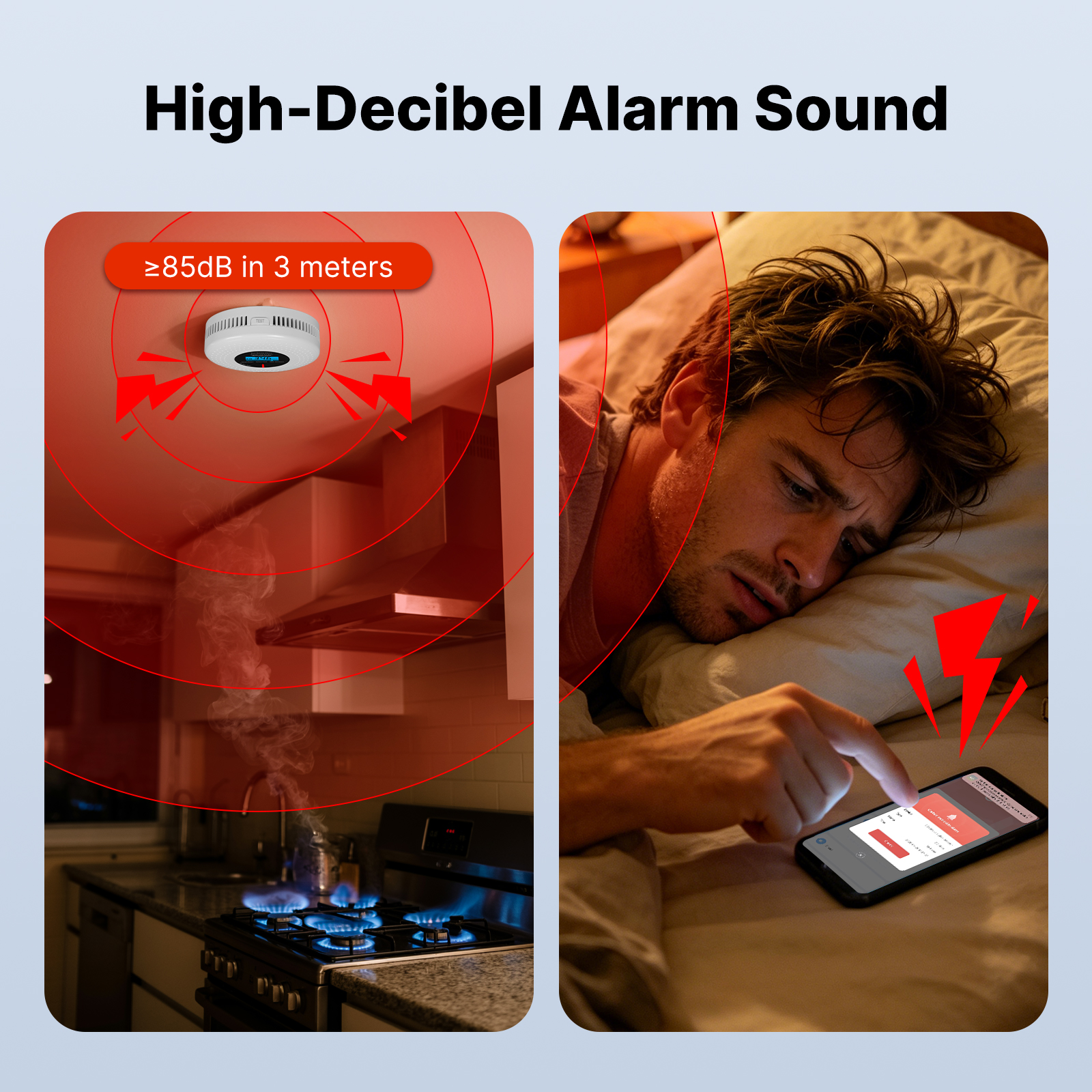 MOES Tuya Zigbee スマート煙感知器 一酸化炭 - Smart Home Moes のレビューと価格