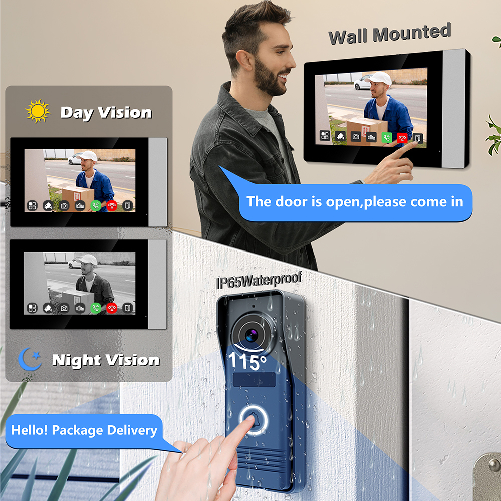 2線式スマートホームWifi 1080Pビデオインターホン  - Smart Home Video Doorphone Ezviz のレビューと価格