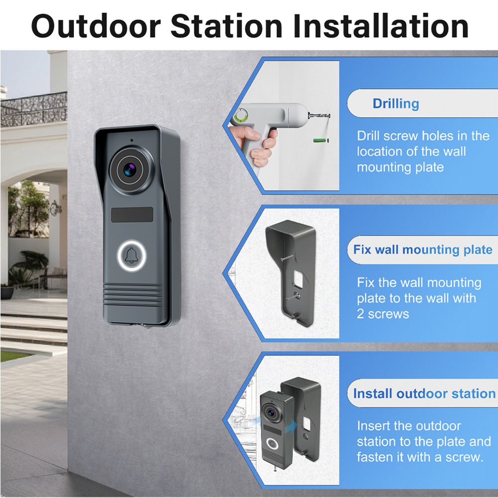 2線式スマートホームWifi 1080Pビデオインターホン  - Smart Home Video Doorphone Ezviz のレビューと価格