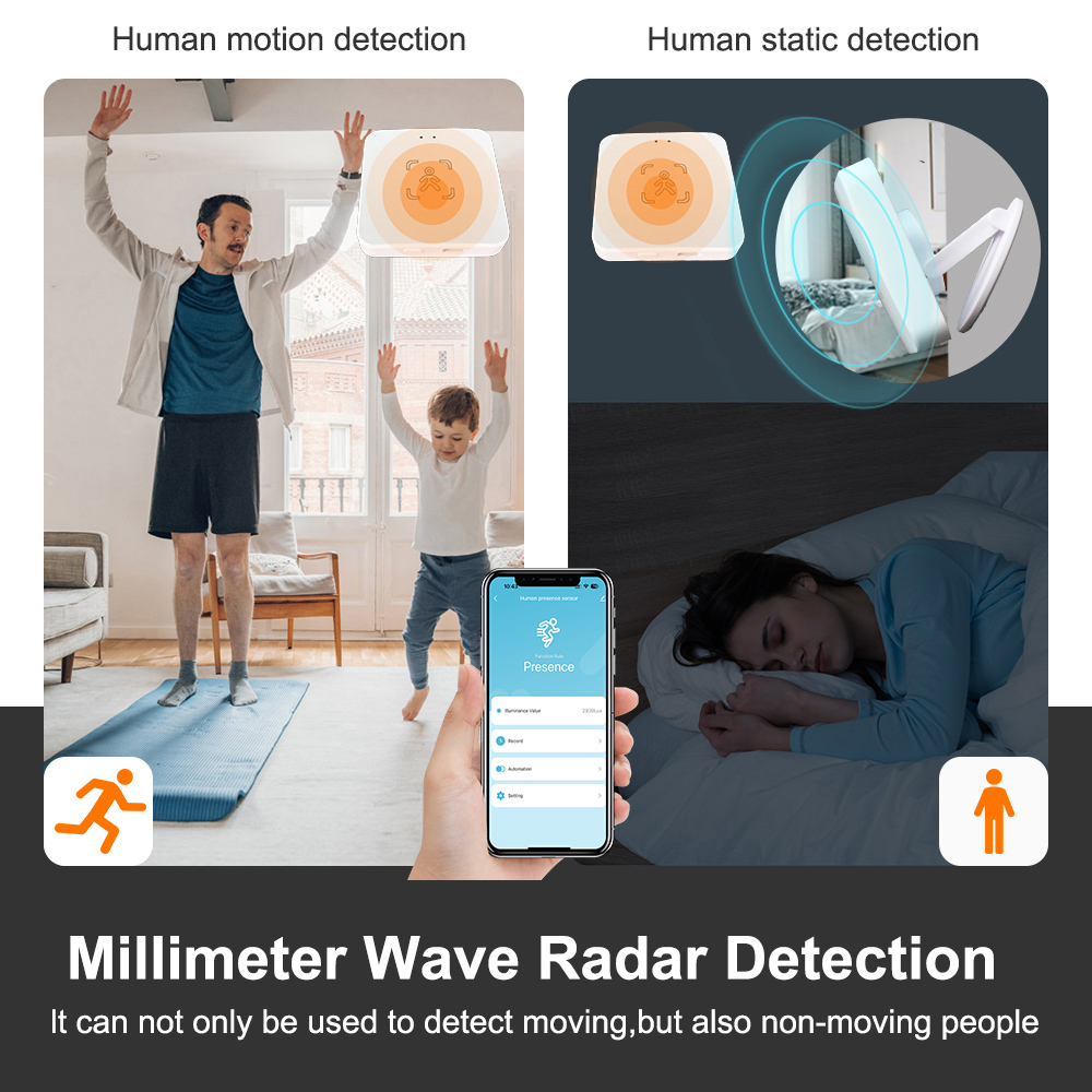 Tuya WiFi/Zigbee 人間存在検出器スマート 2 - Zigbee Motion Sensor のレビューと価格