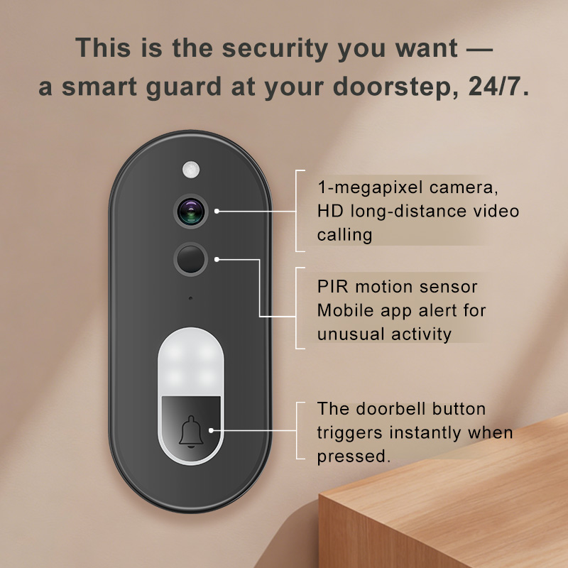 Tuya 1080P HD ワイヤレス WiFi ビデオドア - Smart Home Video Doorphone Ezviz のレビューと価格