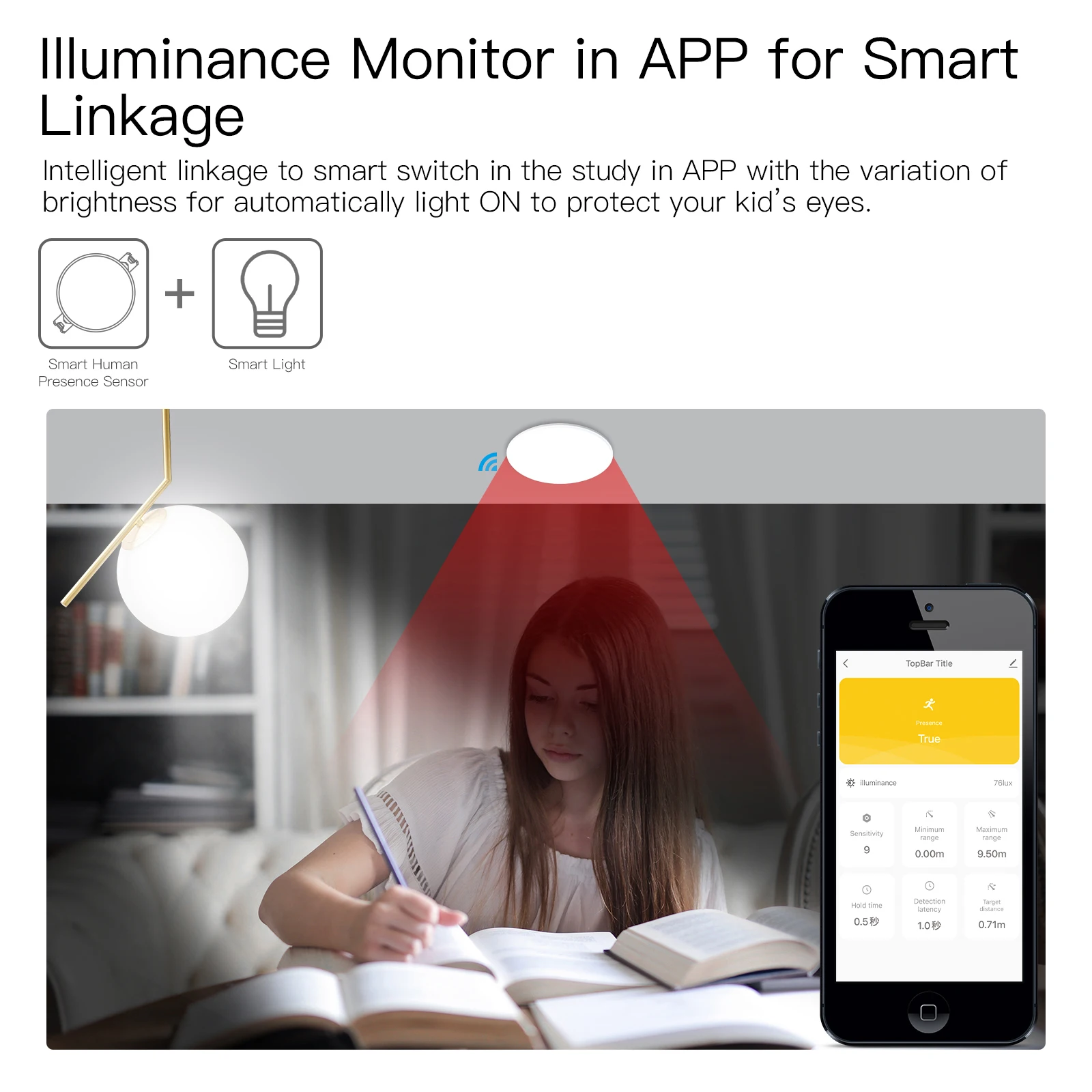 Tuya-インテリジェントな人間の存在検出器,2 in 1レ - Smart Home Moes のレビューと価格