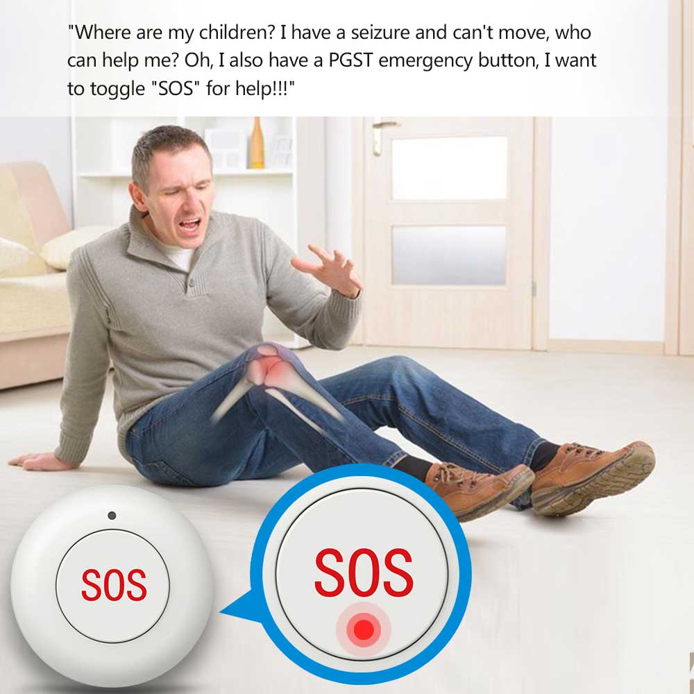 ワイヤレス SOS ボタンスマートホームゲートセキュリティド - Smart Home Full System のレビューと価格