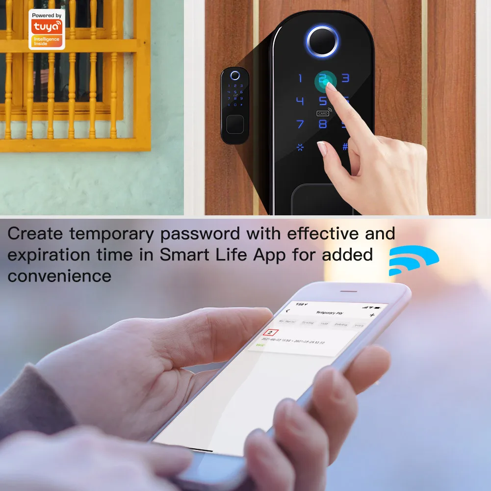 あなたのもの-Wi-Fiを備えたスマート指紋ドア,家,ホテル - Smart Home Moes のレビューと価格