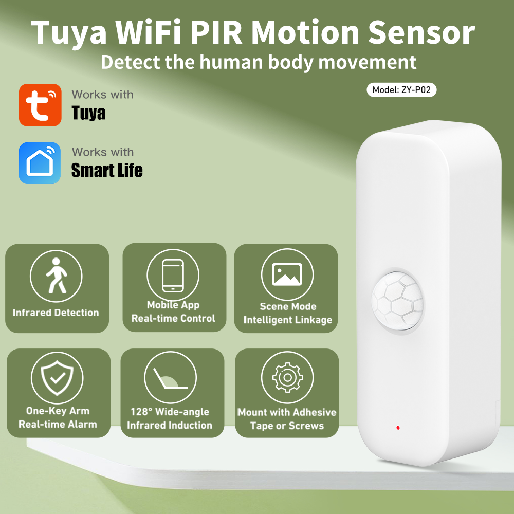 Tuya WiFi モーションセンサー スマート PIR 人 - Smart Home Tablet のレビューと価格