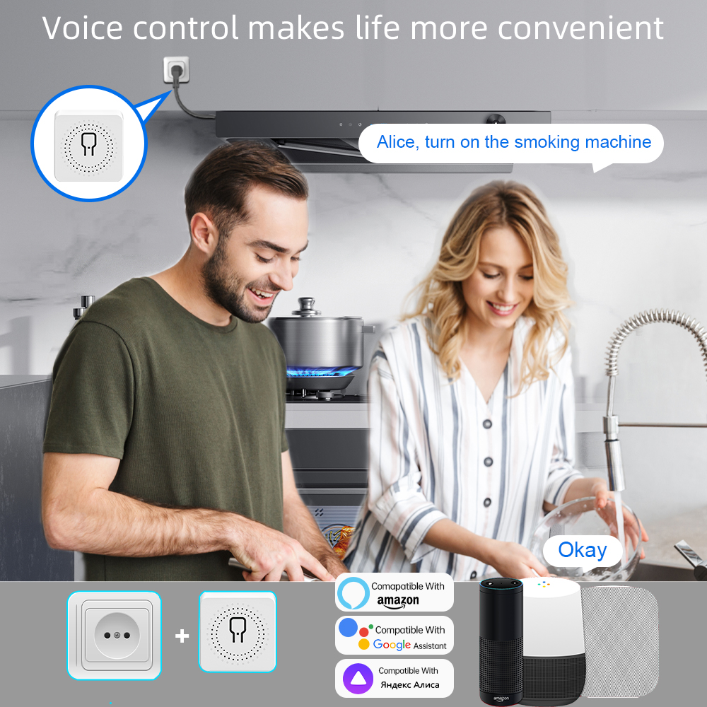 Tuya WiFiスマートスイッチ 1/2/3/4連 4方向 - Smart Home Voice Assistant のレビューと価格
