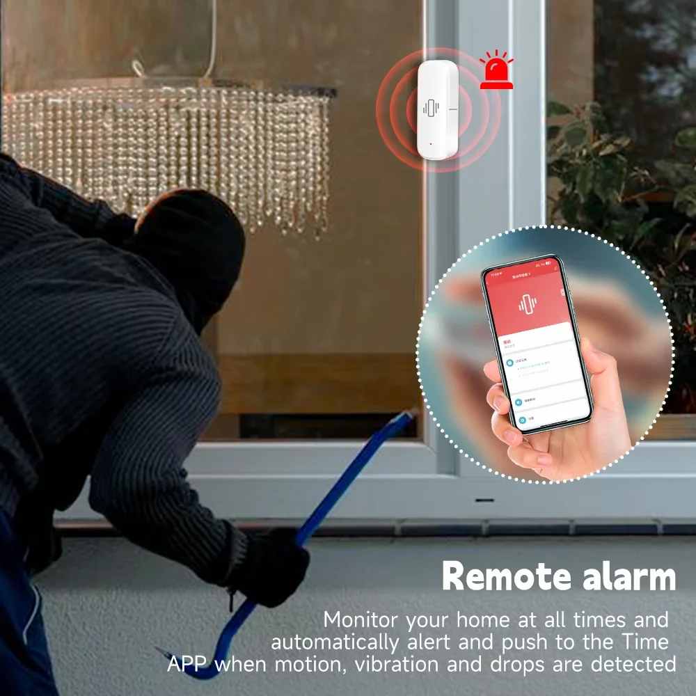スマート振動センサー ZigBee センサーモニター アプリ - Zigbee Motion Sensor のレビューと価格