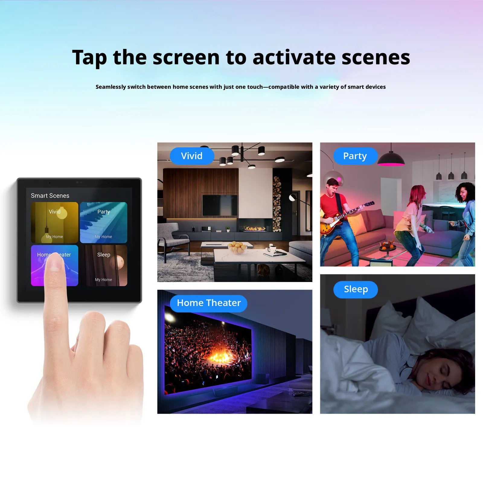スマートホーム86多機能セントラルコントロールスクリーンWi - Smart Home Touchscreen Control Panel のレビューと価格