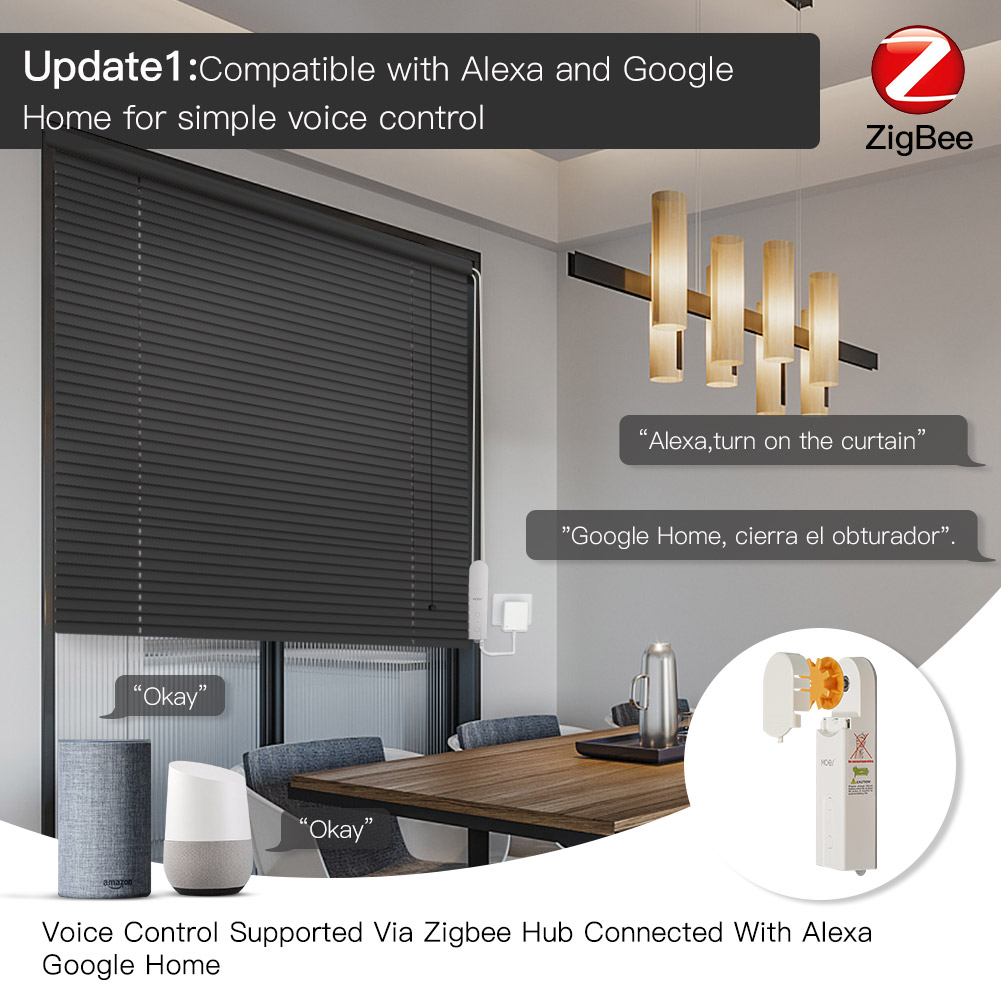MOES ZigBee スマート DIY 電動ローラーブライ - Smart Home Vimar のレビューと価格
