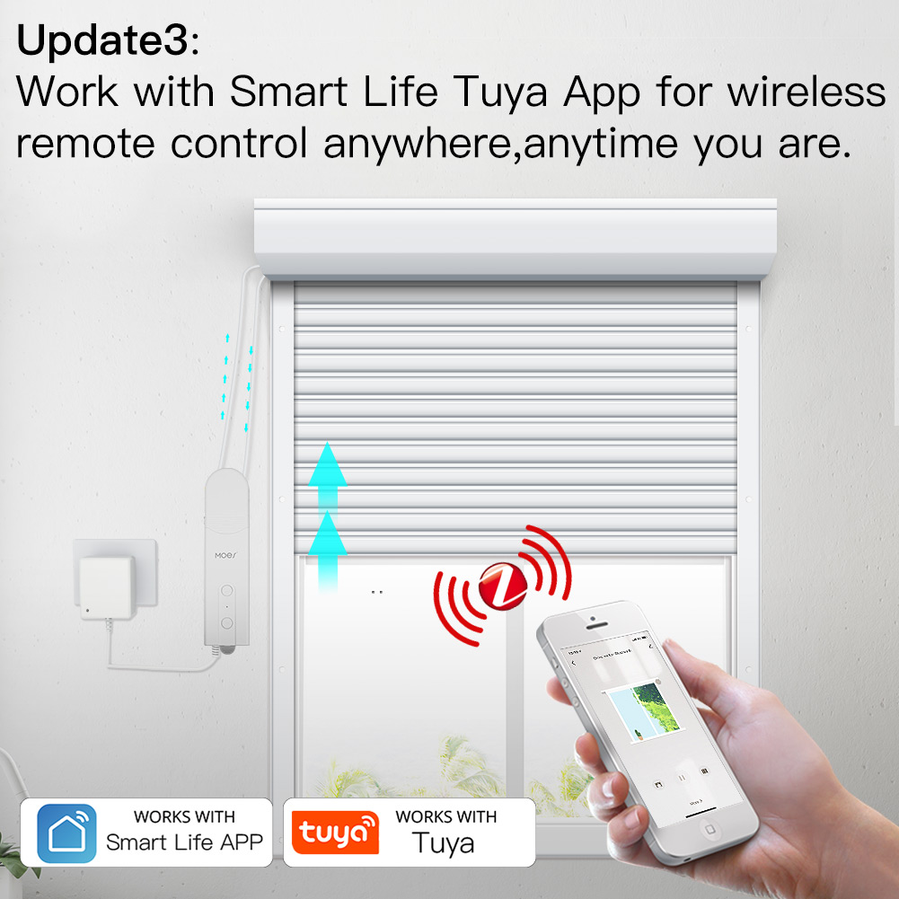 MOES ZigBee スマート DIY 電動ローラーブライ - Smart Home Vimar のレビューと価格