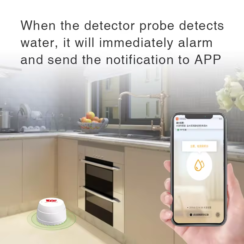 Tuya WiFi 漏水検知器 洪水センサー スマートライフ - Wifi Water Sensor のレビューと価格
