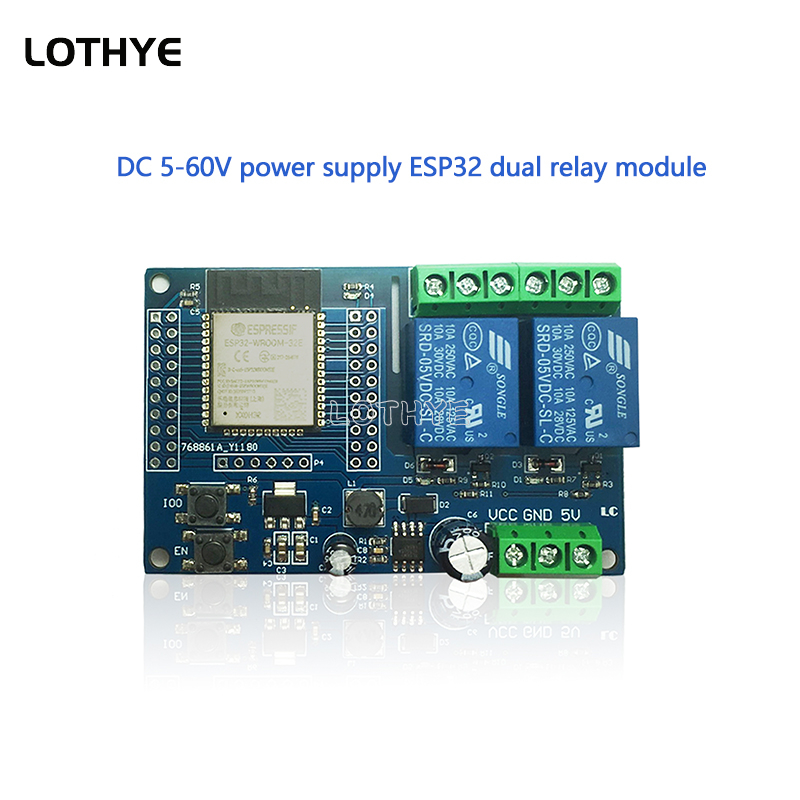 デュアルチャンネルWifiリレーモジュール,bluetoot - Smart Home Esp32 のレビューと価格