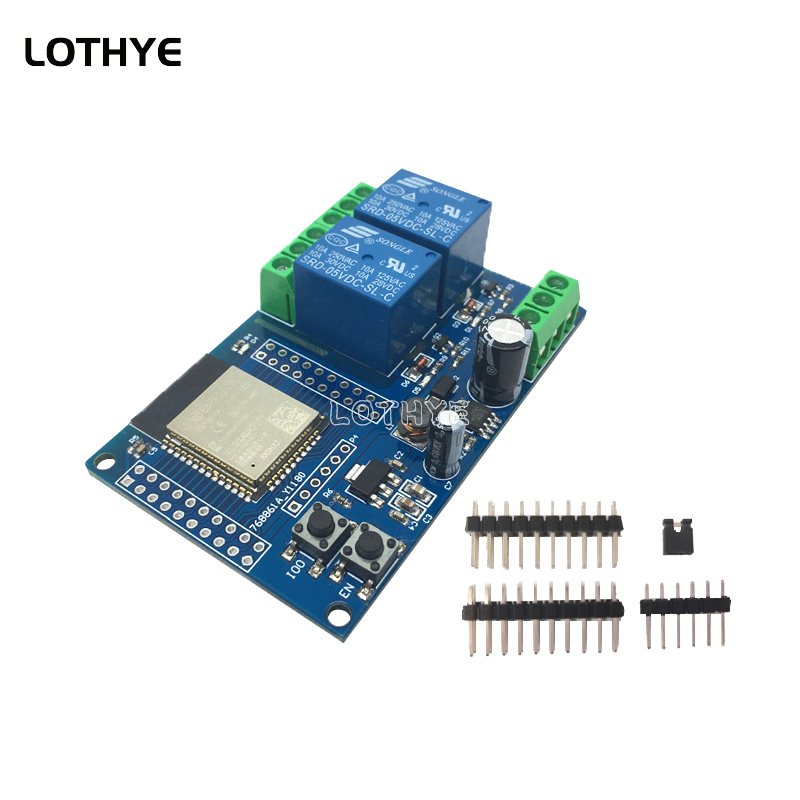 デュアルチャンネルWifiリレーモジュール,bluetoot - Smart Home Esp32 のレビューと価格
