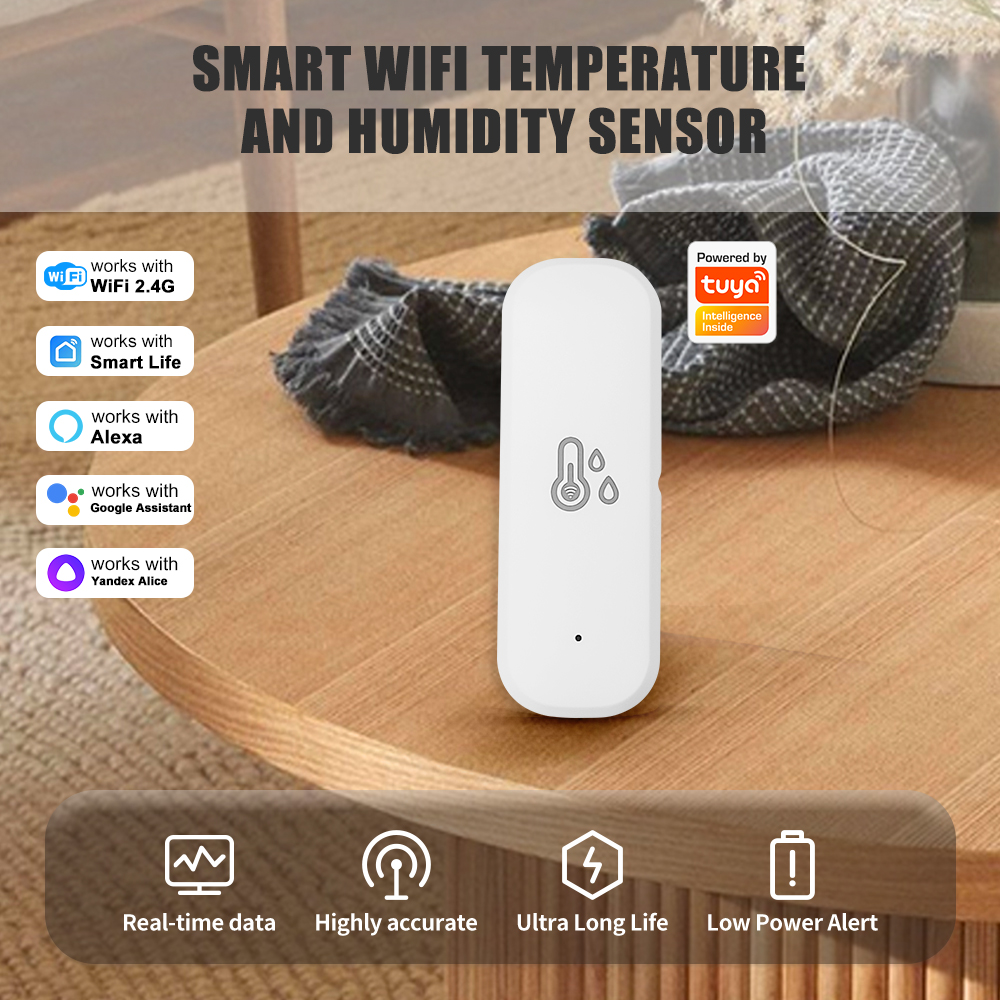 Tuya WiFi 温度と湿度センサー スマートライフモニタ - Smart Home News のレビューと価格