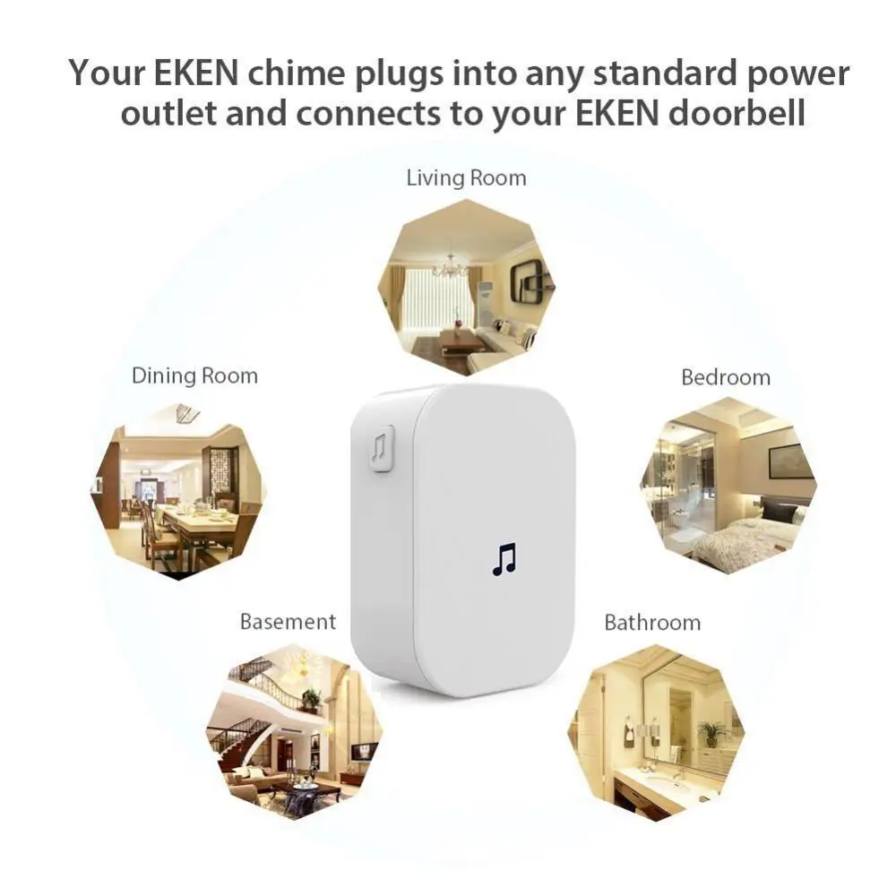 新しいホームセキュリティ 100DB 300 メートルリモコ - Smart Home Video Doorphone Ezviz のレビューと価格