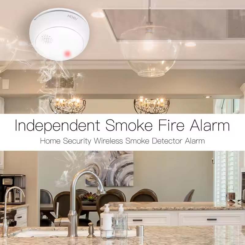MOES ZigBee スマートワイヤレス煙探知機火災 85 - Smart Home Moes のレビューと価格