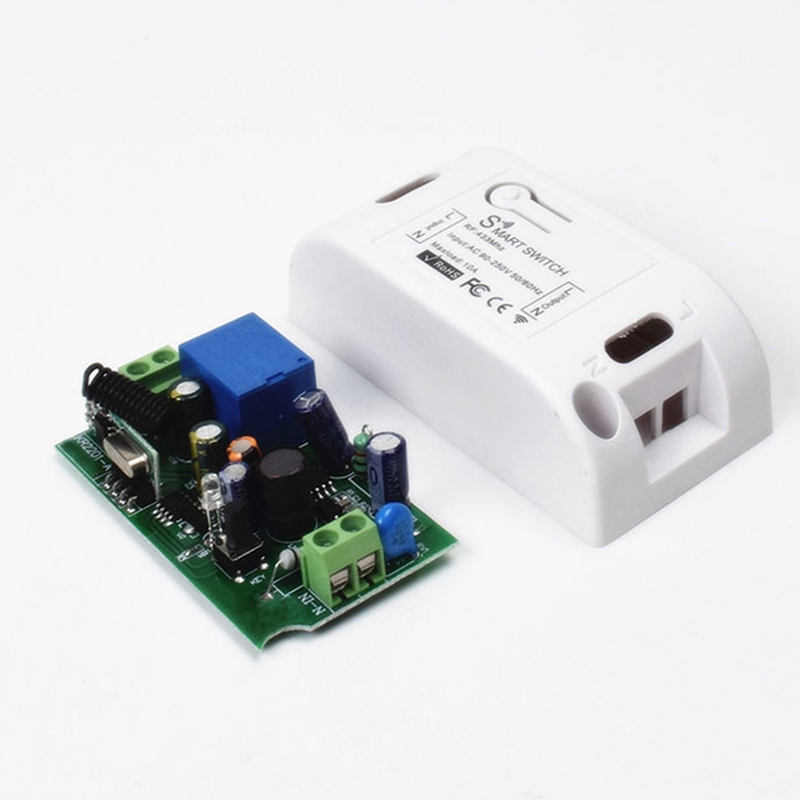 スマートホームワイヤレスライトスイッチ RF 433 MHz - Smart Home Button のレビューと価格