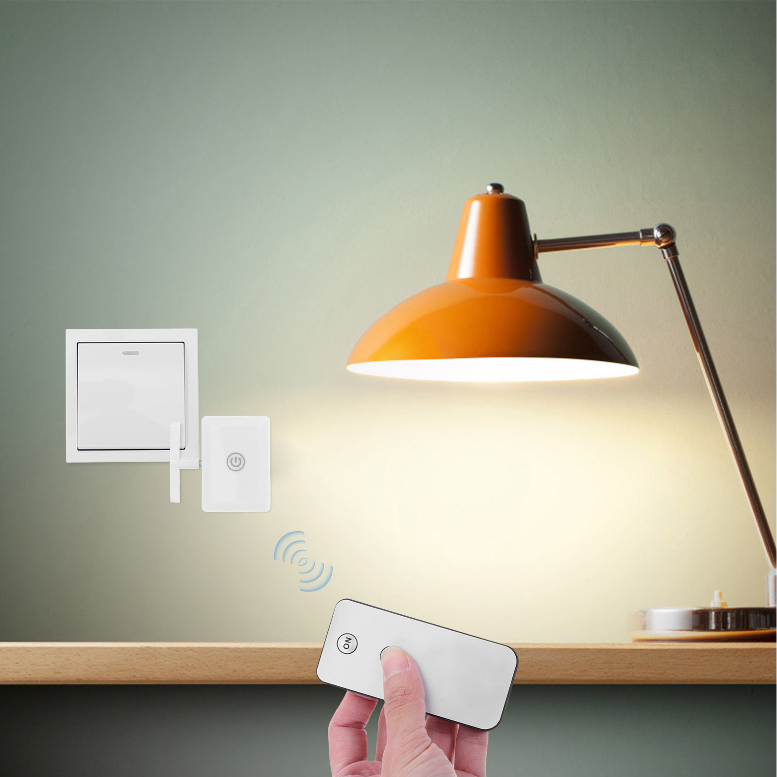 2セット リモコンスイッチコントローラー ワイヤレス レイジ - Smart Home Button のレビューと価格